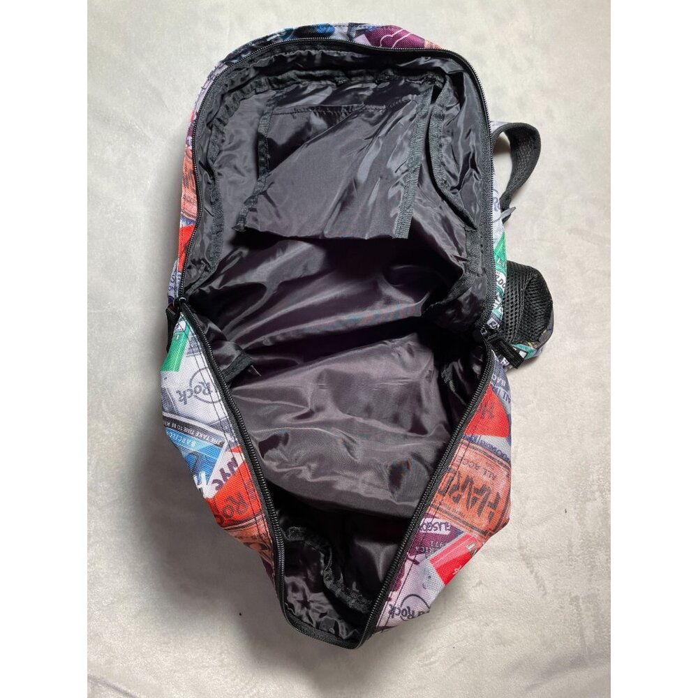 Hard Rock Cafe Backpack With Concert Ticket Print - Picture 3 of 7